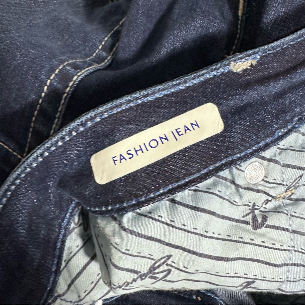 Seven7 straight leg raw hem fashion jeans women’s 16 - Picture 8 of 11